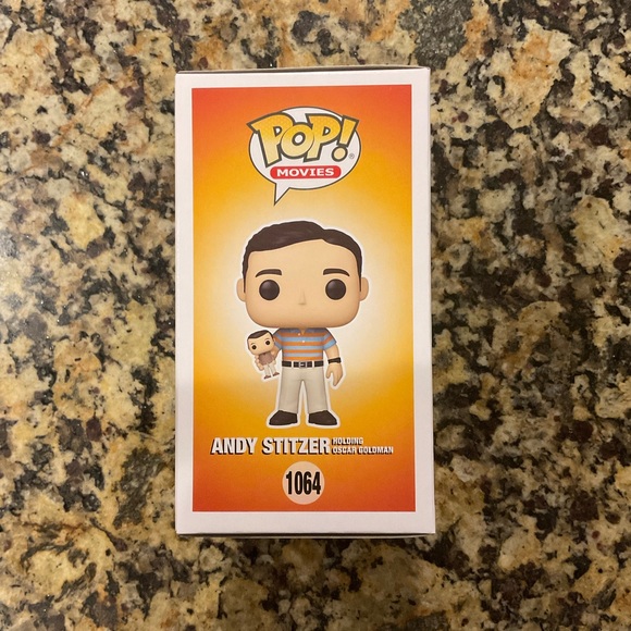 Funko POP! Movies The 40 Year Old Virgin Andy Stitzer #1064 - BNIB - Picture 2 of 6